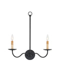 CURREY & COMPANY, SAXON DOUBLE-LIGHT WALL SCONCE, WALL SCONCES