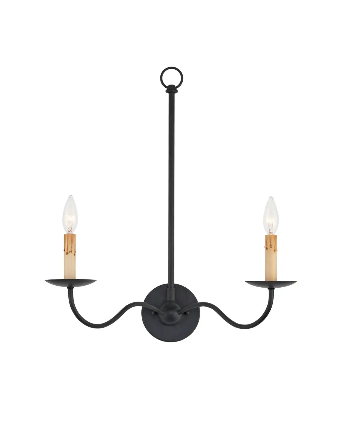 CURREY & COMPANY, SAXON DOUBLE-LIGHT WALL SCONCE, WALL SCONCES