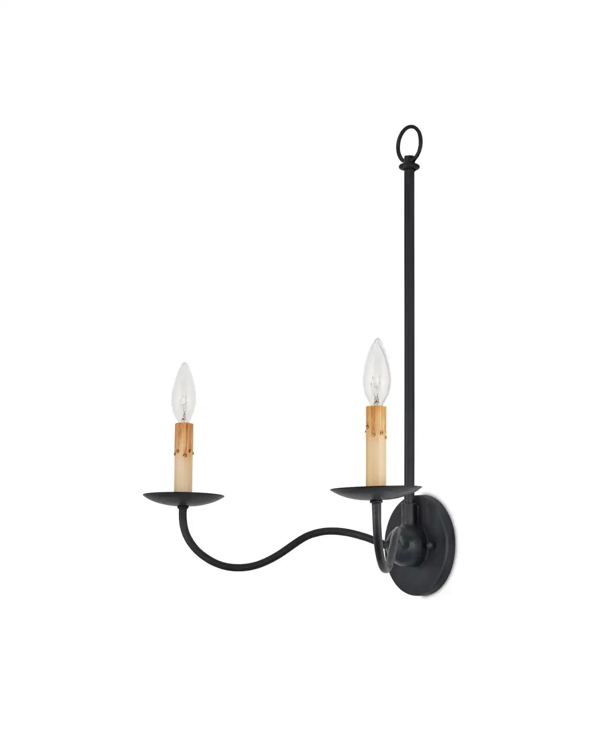 CURREY & COMPANY, SAXON DOUBLE-LIGHT WALL SCONCE, WALL SCONCES