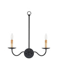 CURREY & COMPANY, SAXON DOUBLE-LIGHT WALL SCONCE, WALL SCONCES
