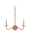 CURREY & COMPANY, SAXON DOUBLE-LIGHT WALL SCONCE, WALL SCONCES