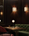 CURREY & COMPANY, POLYHEDRON WALL SCONCE, WALL SCONCES