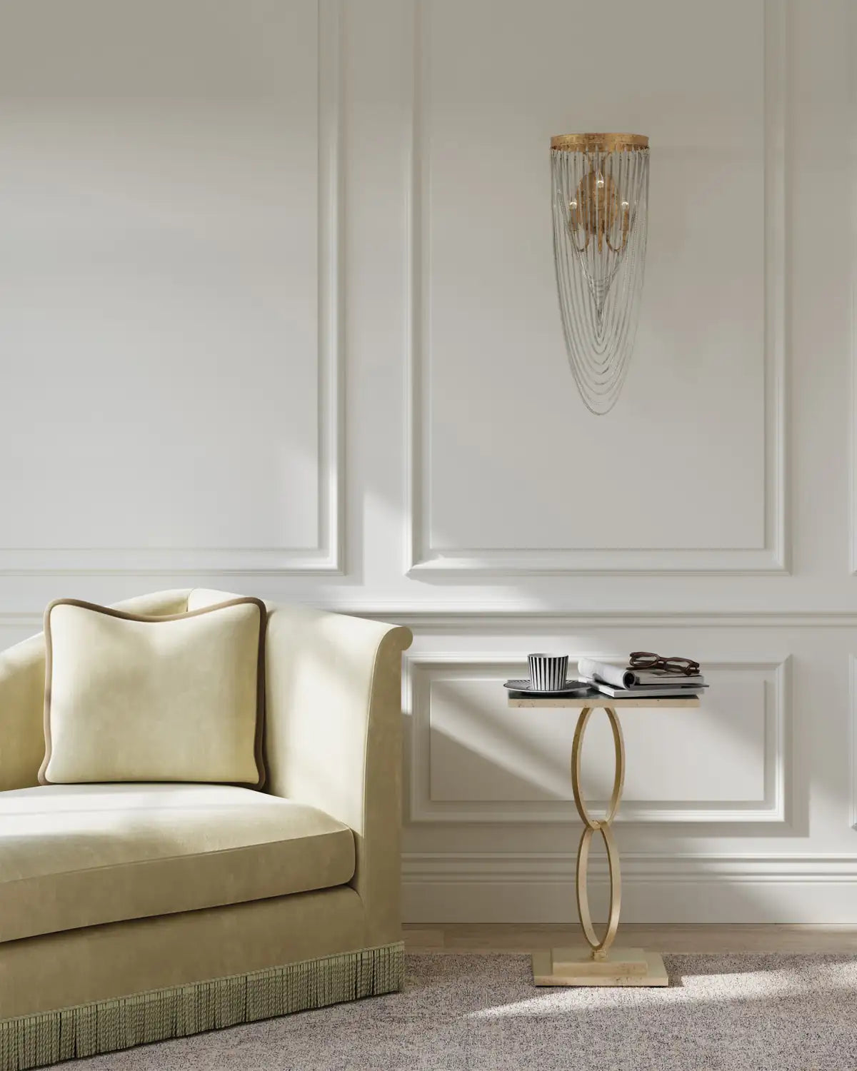 CURREY & COMPANY, LUCIEN WALL SCONCE, WALL SCONCES