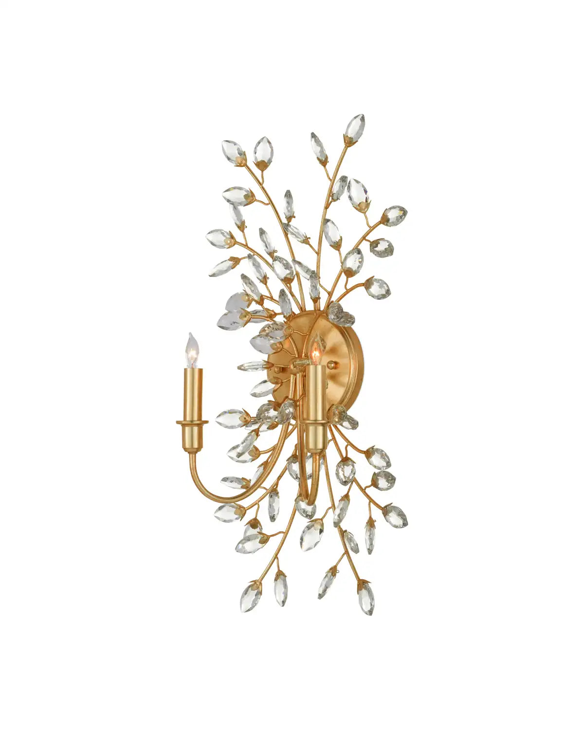 CURREY & COMPANY, FORGET-ME-NOT WALL SCONCE, WALL SCONCES