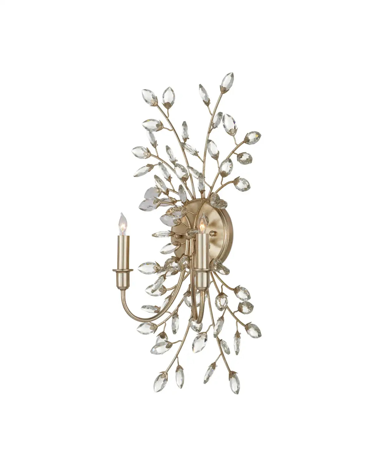 CURREY & COMPANY, FORGET-ME-NOT WALL SCONCE, WALL SCONCES