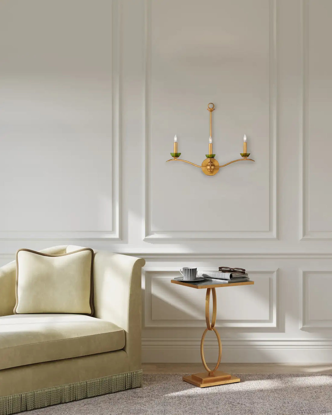 CURREY & COMPANY, FLANNERY WALL SCONCE, WALL SCONCES