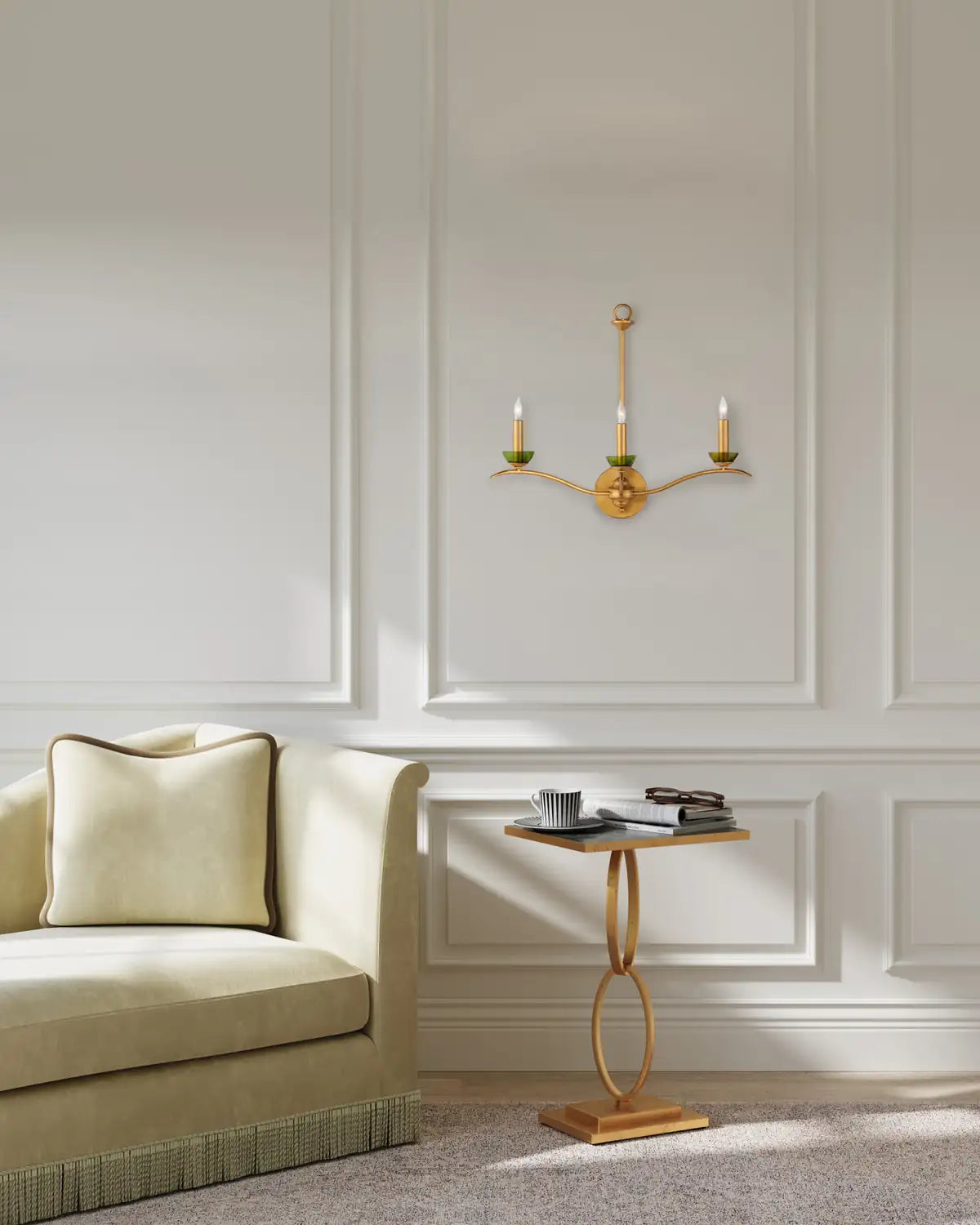 CURREY & COMPANY, FLANNERY WALL SCONCE, WALL SCONCES