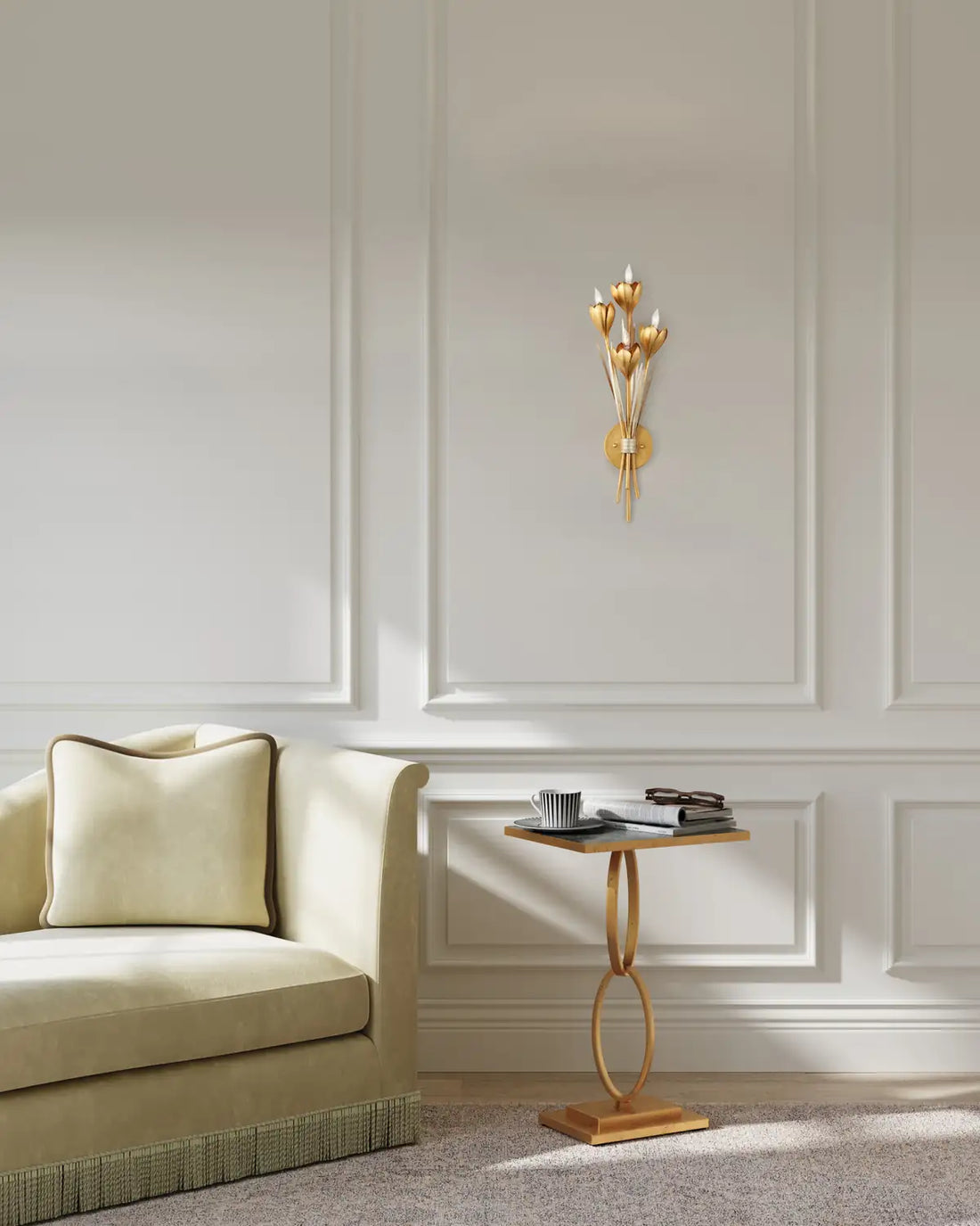 CURREY & COMPANY, HORTENSIA WALL SCONCE, WALL SCONCES