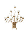 CURREY & COMPANY, STAR MAGNOLIA WALL SCONCE, WALL SCONCES