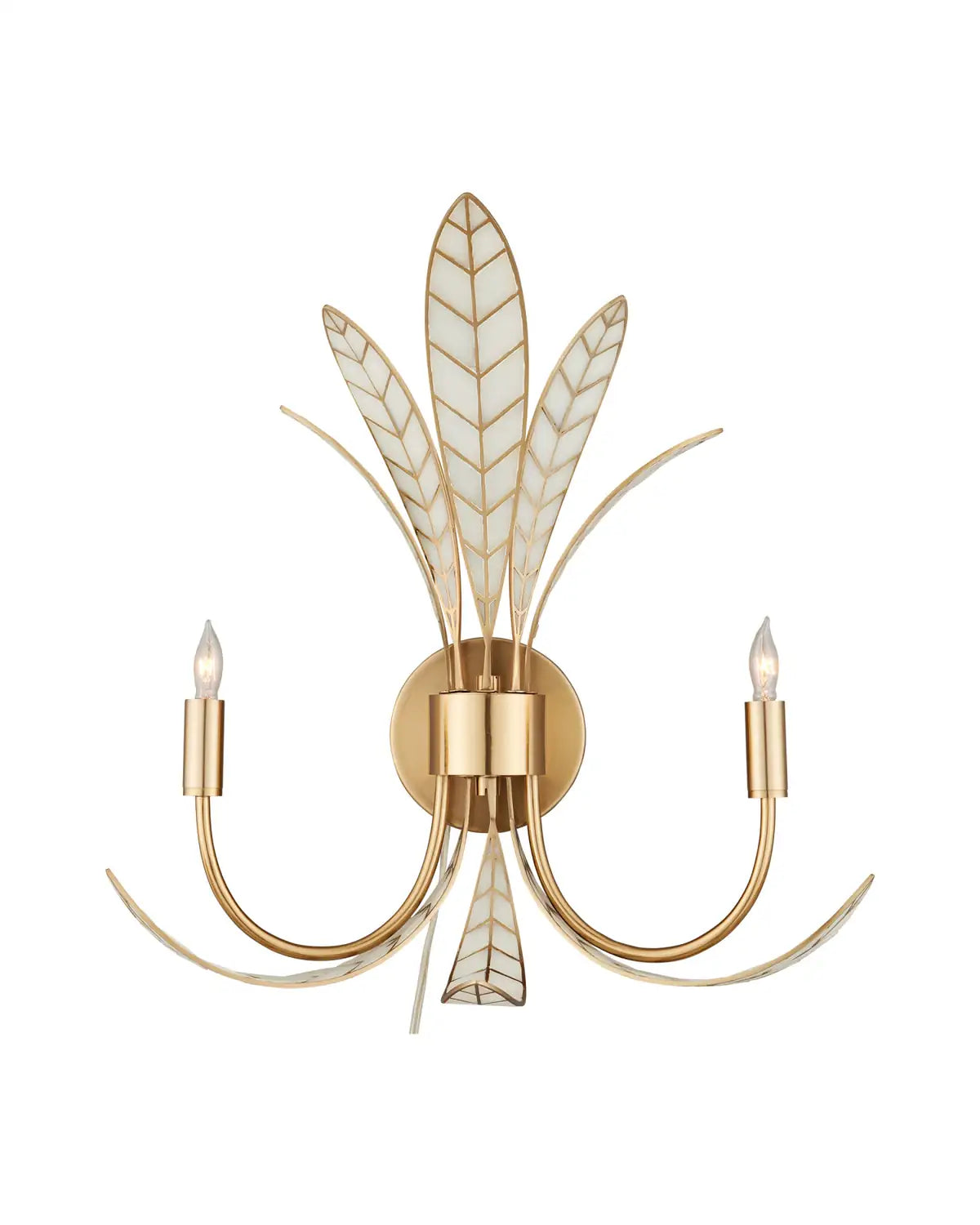 CURREY & COMPANY, FOLIATURA WALL SCONCE, WALL SCONCES