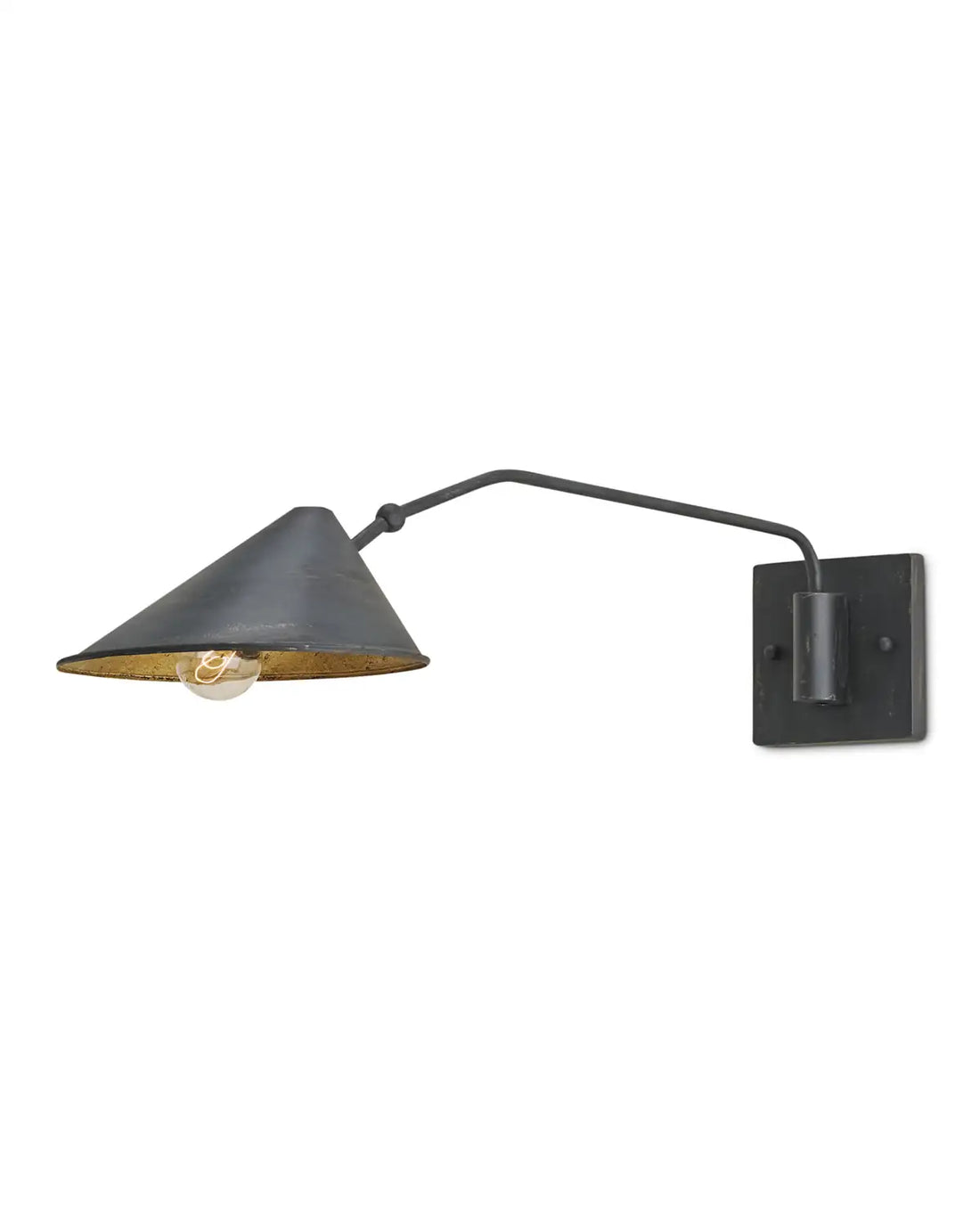 CURREY & COMPANY, SERPA SINGLE SWING-ARM WALL SCONCE, WALL SCONCES