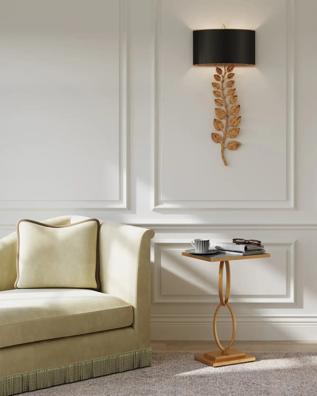 CURREY & COMPANY, BIRDWOOD WALL SCONCE, WALL SCONCES