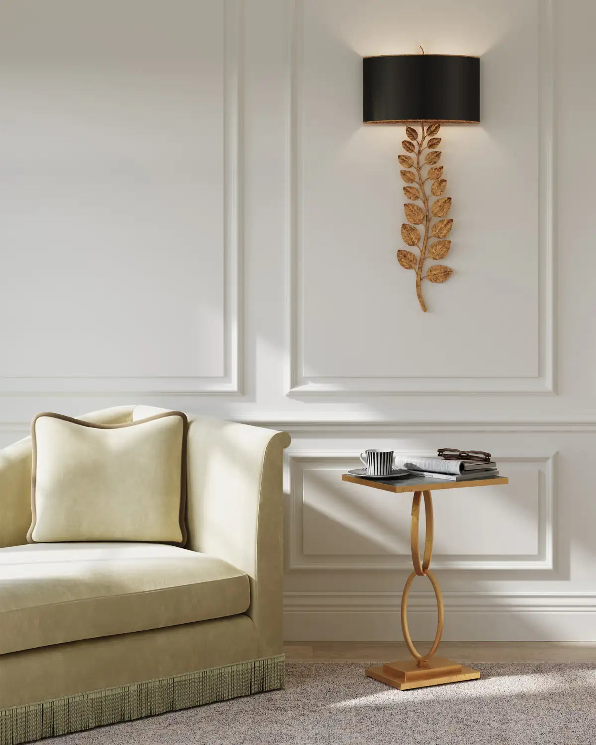 CURREY & COMPANY, BIRDWOOD WALL SCONCE, WALL SCONCES