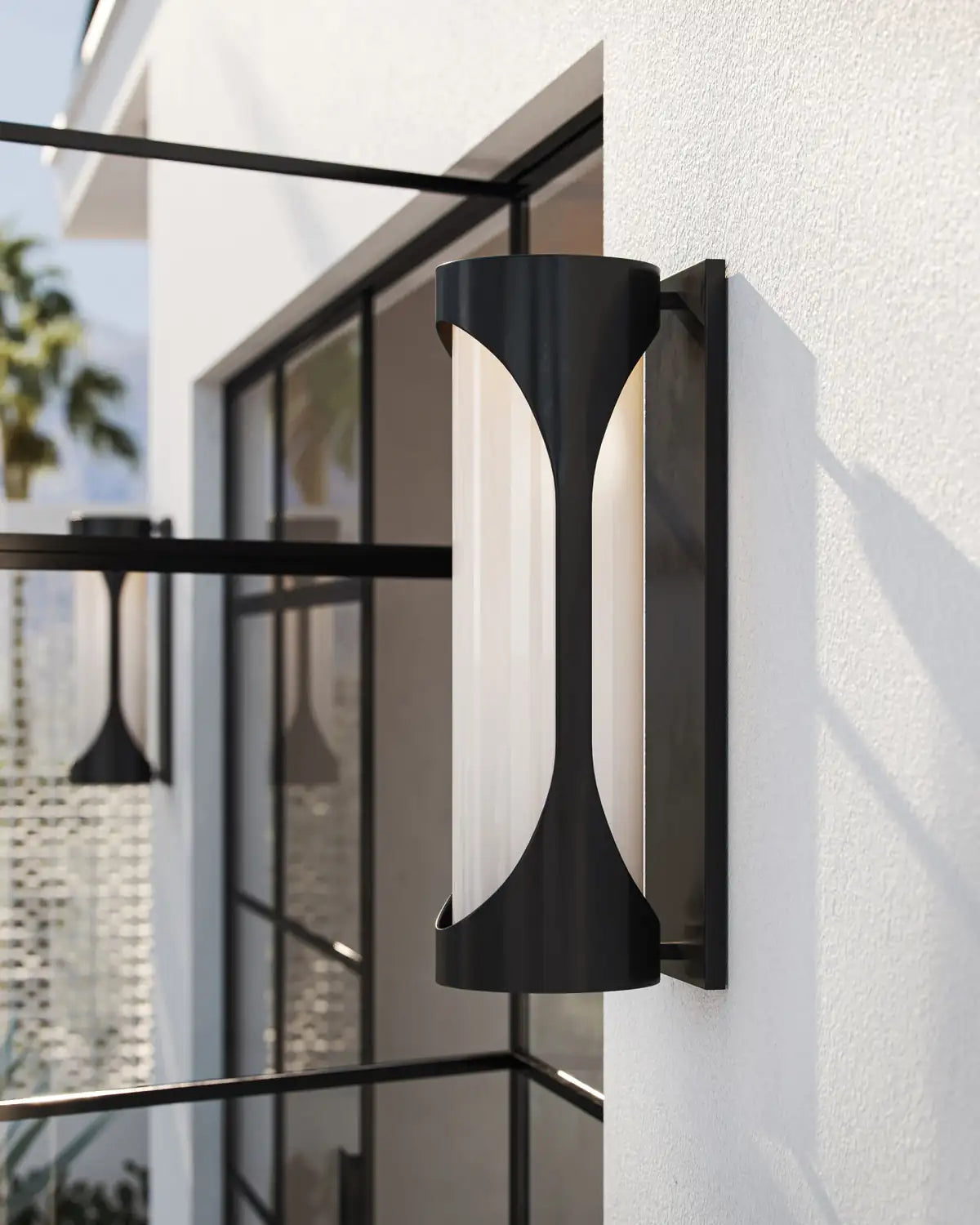 CURREY & COMPANY, SWALE OUTDOOR WALL SCONCE, WALL SCONCES