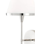 CURREY & COMPANY, BRIMSLEY NICKEL WALL SCONCE, WALL SCONCES