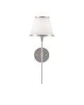 CURREY & COMPANY, BRIMSLEY NICKEL WALL SCONCE, WALL SCONCES