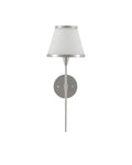 CURREY & COMPANY, BRIMSLEY NICKEL WALL SCONCE, WALL SCONCES