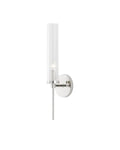 CURREY & COMPANY, BELLINGS NICKEL WALL SCONCE, WALL SCONCES