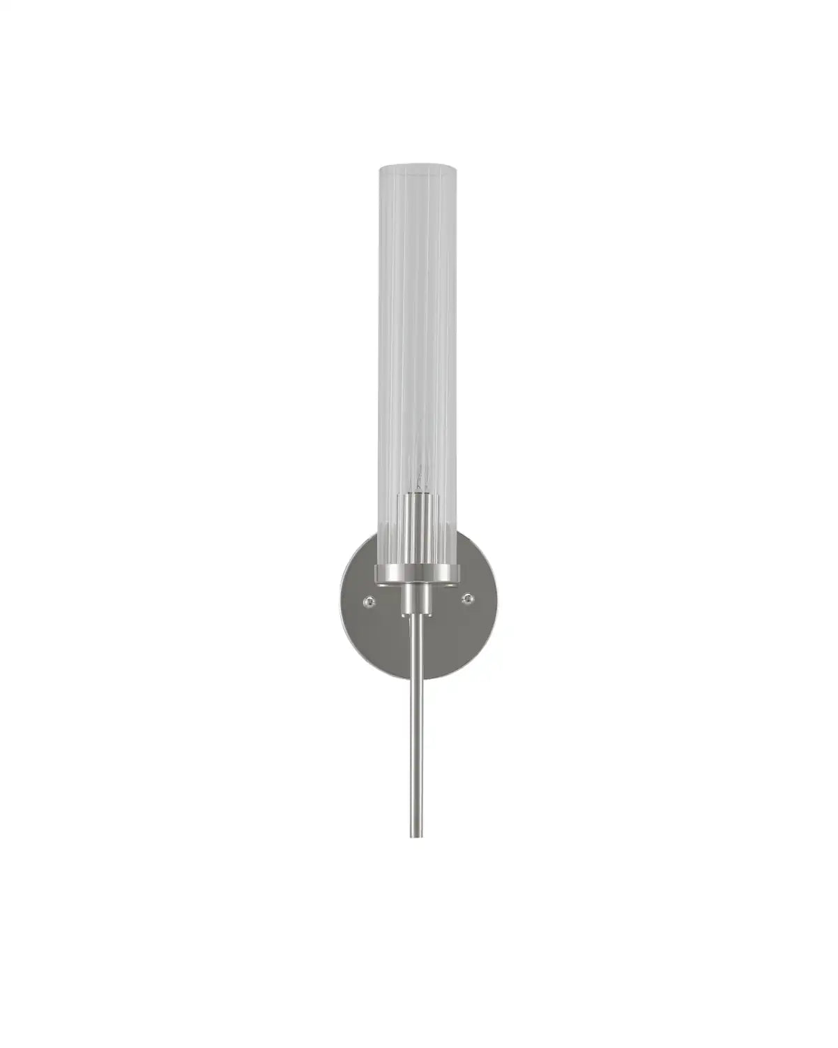 CURREY & COMPANY, BELLINGS NICKEL WALL SCONCE, WALL SCONCES