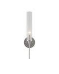 CURREY & COMPANY, BELLINGS NICKEL WALL SCONCE, WALL SCONCES