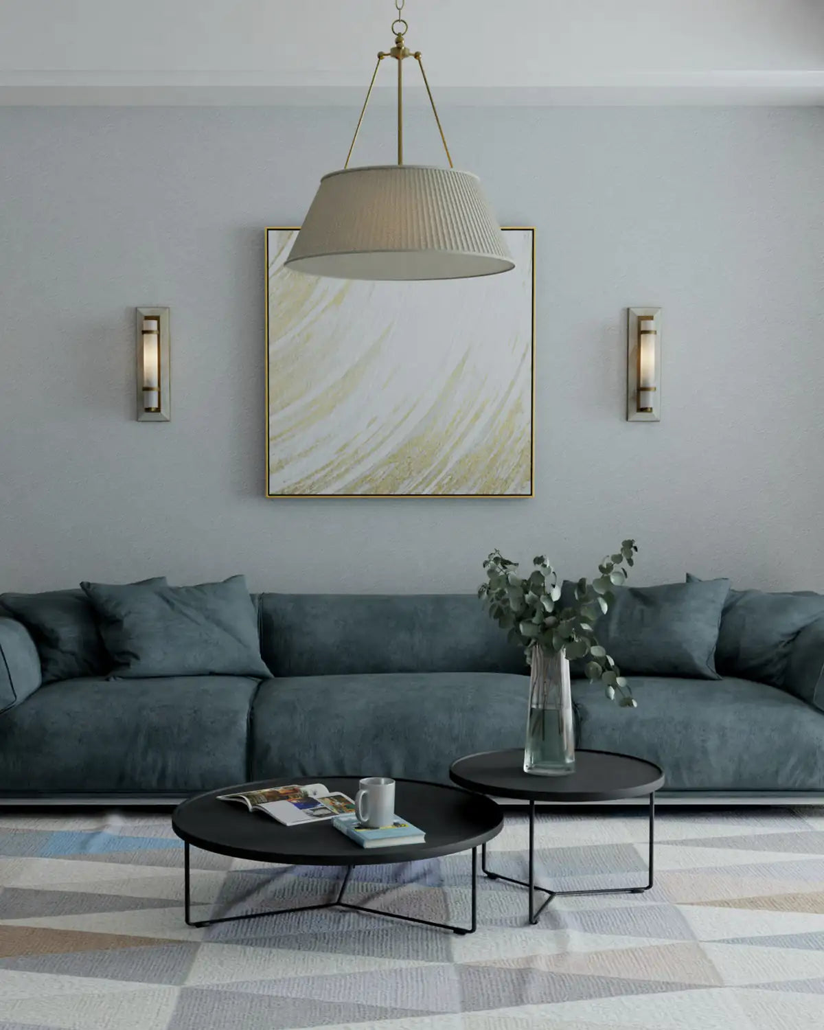 CURREY & COMPANY, BRUNEAU WALL SCONCE, WALL SCONCES