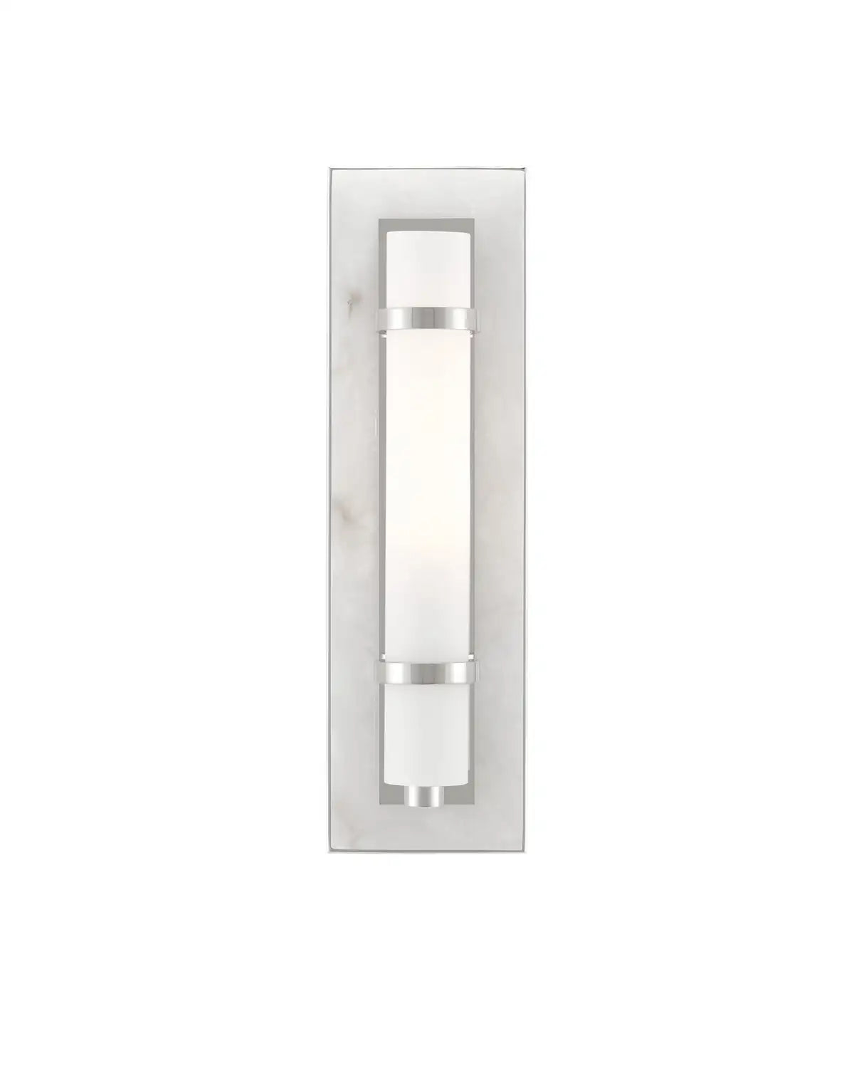 CURREY & COMPANY, BRUNEAU NICKEL WALL SCONCE, WALL SCONCES