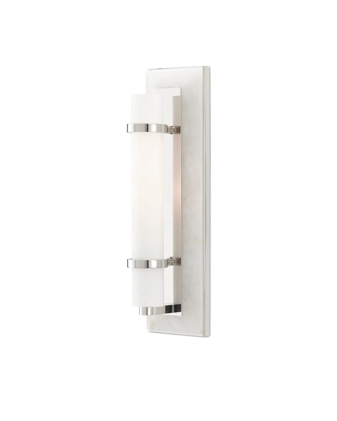 CURREY & COMPANY, BRUNEAU NICKEL WALL SCONCE, WALL SCONCES