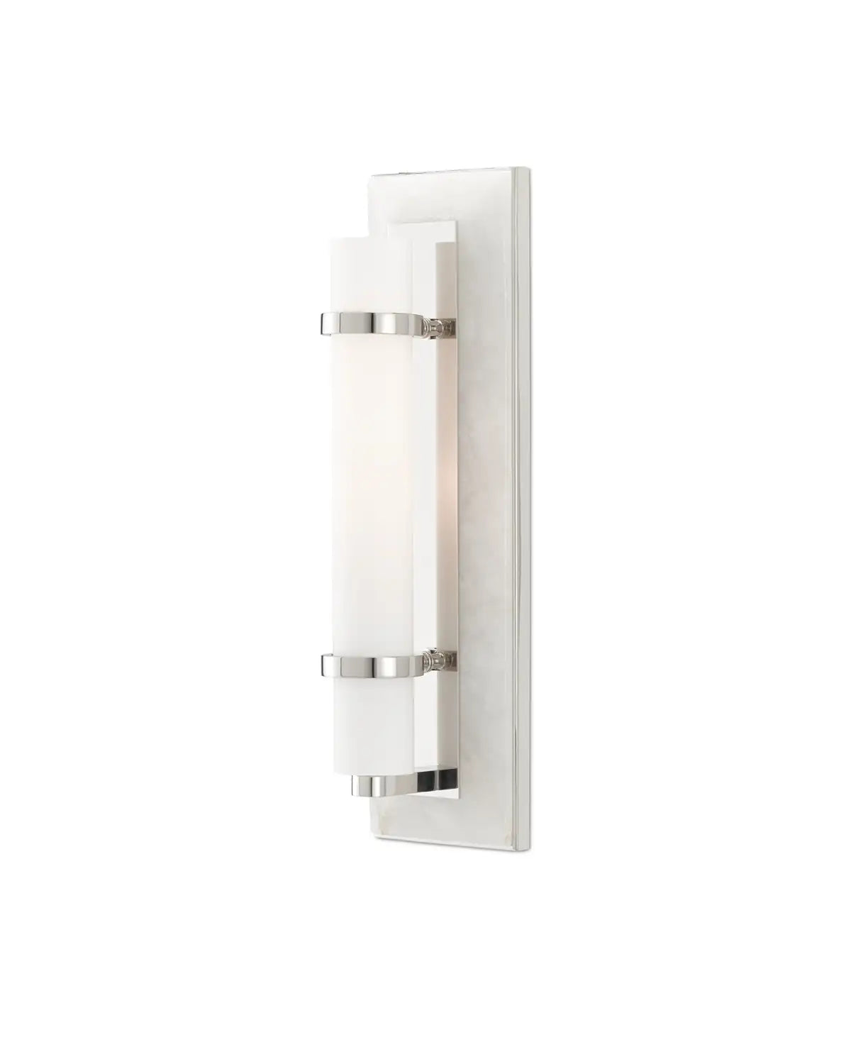 CURREY & COMPANY, BRUNEAU NICKEL WALL SCONCE, WALL SCONCES