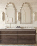 CURREY & COMPANY, BRUNEAU NICKEL WALL SCONCE, WALL SCONCES