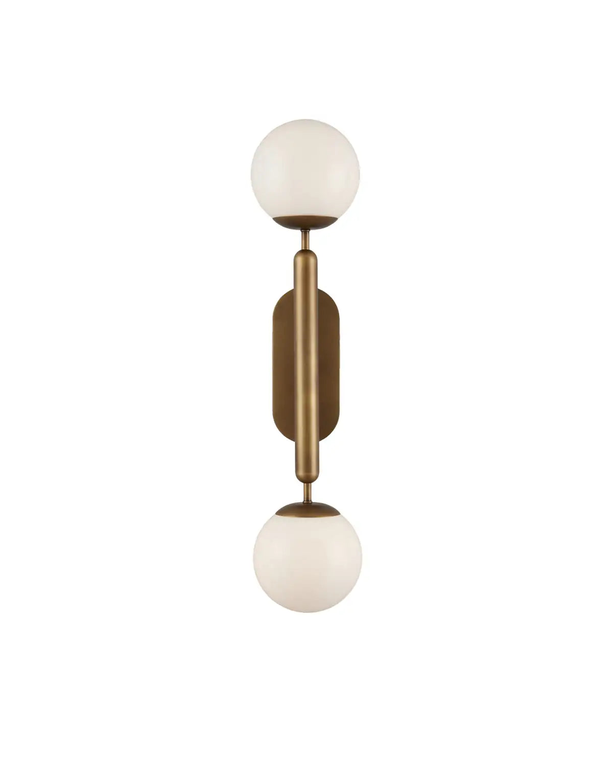 CURREY & COMPANY, BARBICAN DOUBLE-LIGHT WALL SCONCE, WALL SCONCES
