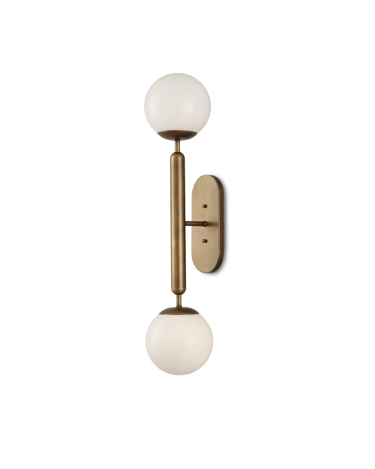 CURREY & COMPANY, BARBICAN DOUBLE-LIGHT WALL SCONCE, WALL SCONCES