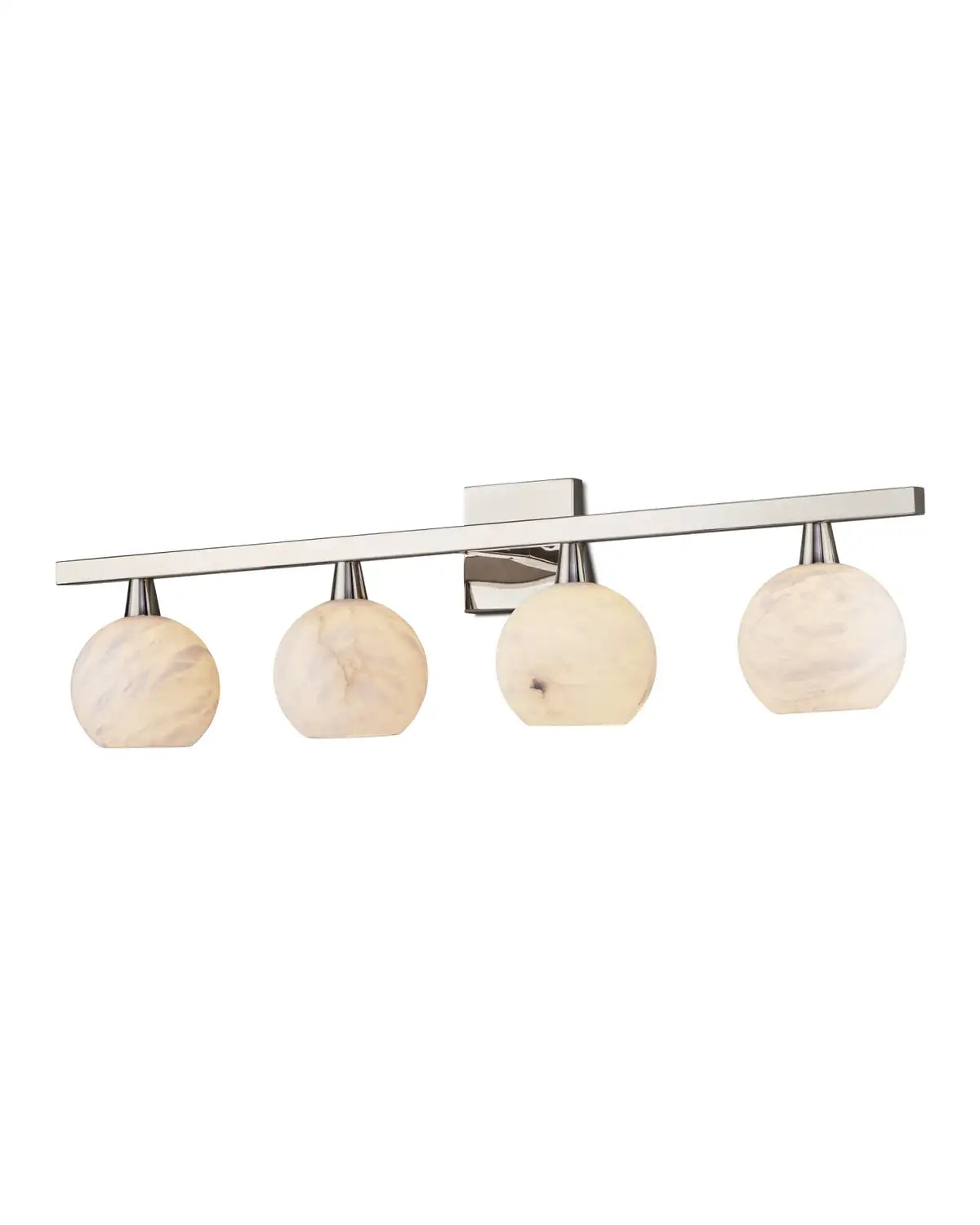 CURREY & COMPANY, BOMBELLES NICKEL BATH BAR, VANITY LIGHT