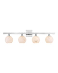 CURREY & COMPANY, BOMBELLES NICKEL BATH BAR, VANITY LIGHT