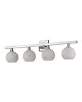 CURREY & COMPANY, BOMBELLES NICKEL BATH BAR, VANITY LIGHT