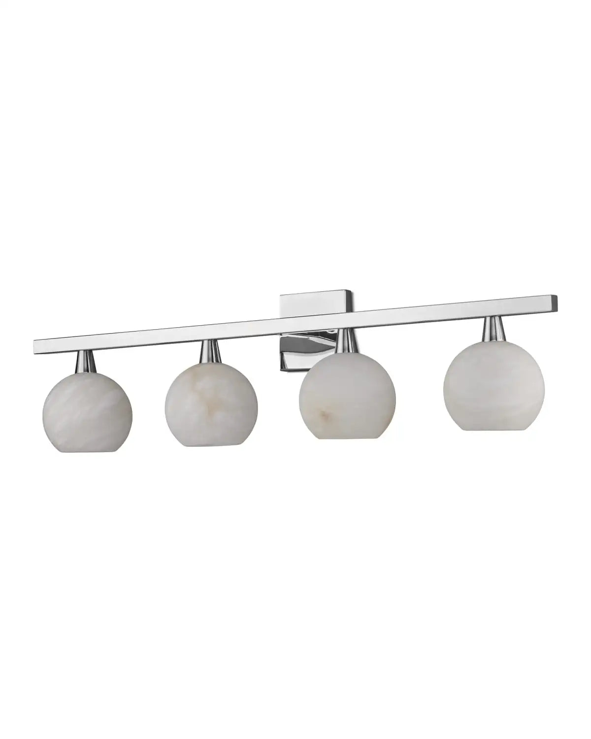 CURREY & COMPANY, BOMBELLES NICKEL BATH BAR, VANITY LIGHT