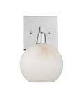 CURREY & COMPANY, BOMBELLES NICKEL BATH WALL SCONCE, WALL SCONCES