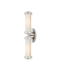 CURREY & COMPANY, BOWLAND NICKEL BATH WALL SCONCE, WALL SCONCES