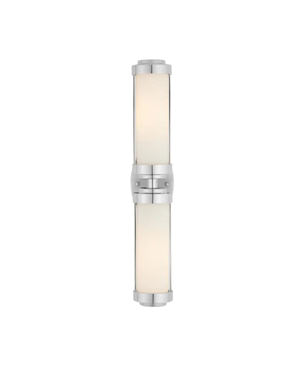 CURREY & COMPANY, BOWLAND NICKEL BATH WALL SCONCE, WALL SCONCES