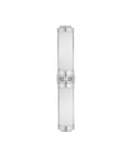 CURREY & COMPANY, BOWLAND NICKEL BATH WALL SCONCE, WALL SCONCES