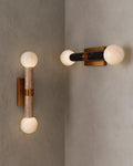 CURREY & COMPANY, BEATRIX BEIGE BATH WALL SCONCE, WALL SCONCES