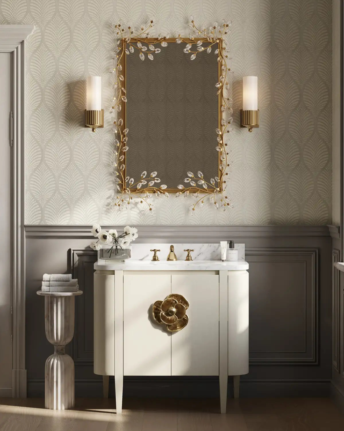 CURREY & COMPANY, BRYCE BATH WALL SCONCE, WALL SCONCES