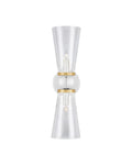 CURREY & COMPANY, BYFORD NICKEL BATH WALL SCONCE, WALL SCONCES