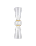 CURREY & COMPANY, BYFORD NICKEL BATH WALL SCONCE, WALL SCONCES
