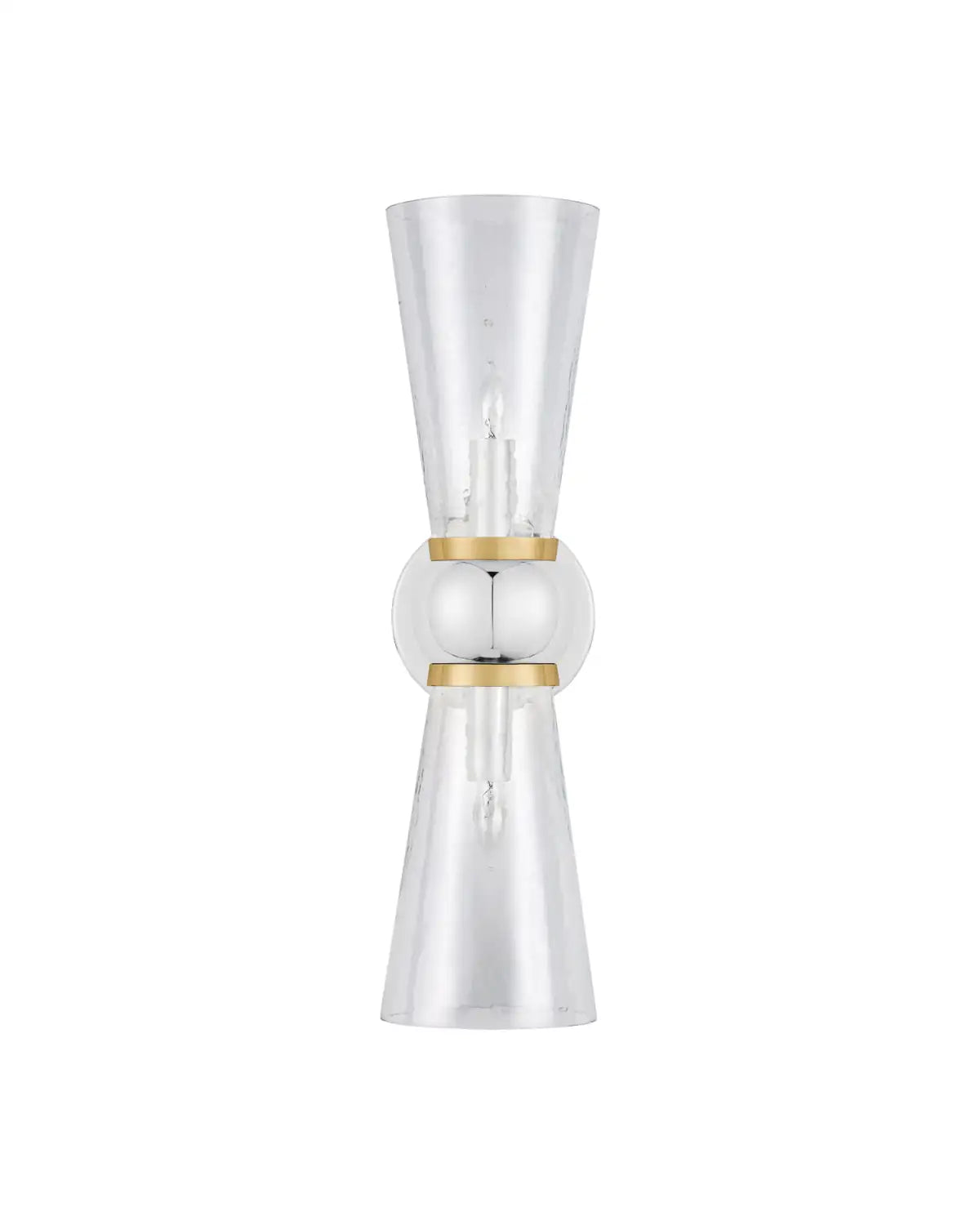 CURREY & COMPANY, BYFORD NICKEL BATH WALL SCONCE, WALL SCONCES