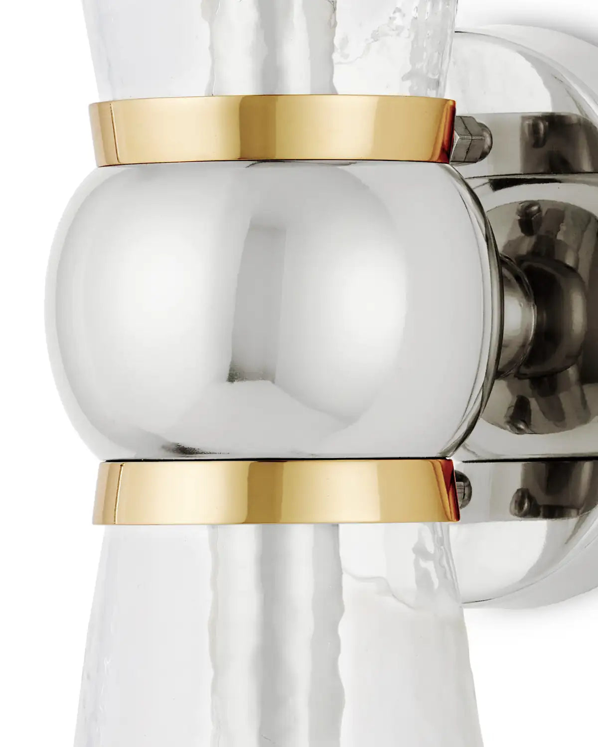 CURREY & COMPANY, BYFORD NICKEL BATH WALL SCONCE, WALL SCONCES