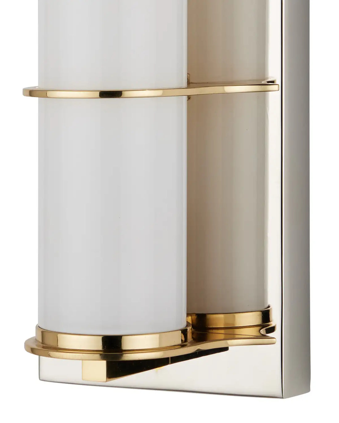 CURREY & COMPANY, BLAINE NICKEL BATH WALL SCONCE, WALL SCONCES