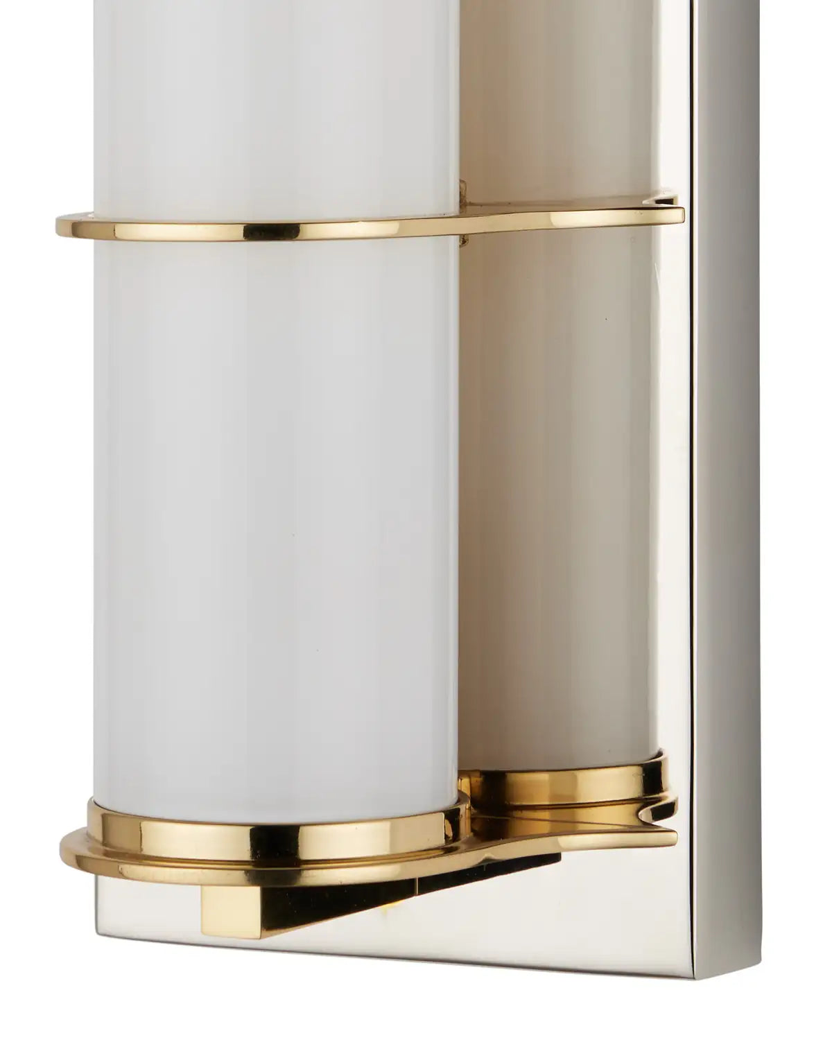 CURREY & COMPANY, BLAINE NICKEL BATH WALL SCONCE, WALL SCONCES