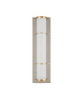 CURREY & COMPANY, BLAINE NICKEL BATH WALL SCONCE, WALL SCONCES