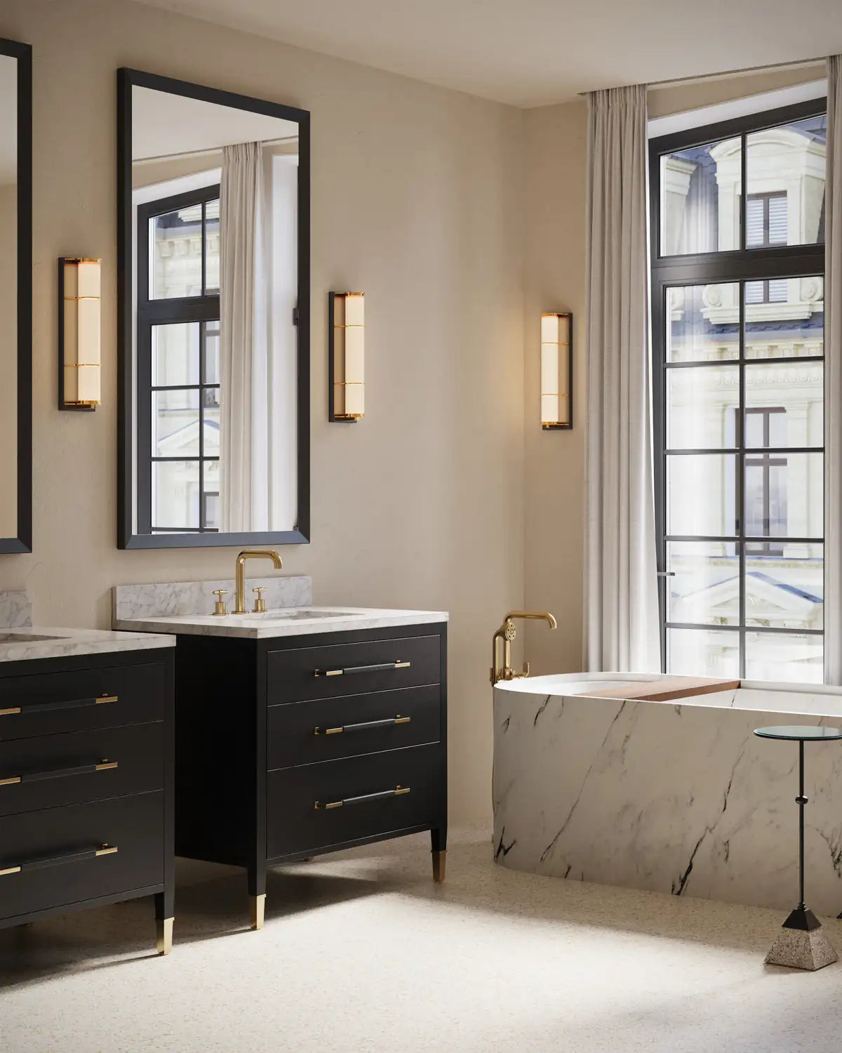 CURREY & COMPANY, BLAINE BATH WALL SCONCE, WALL SCONCES