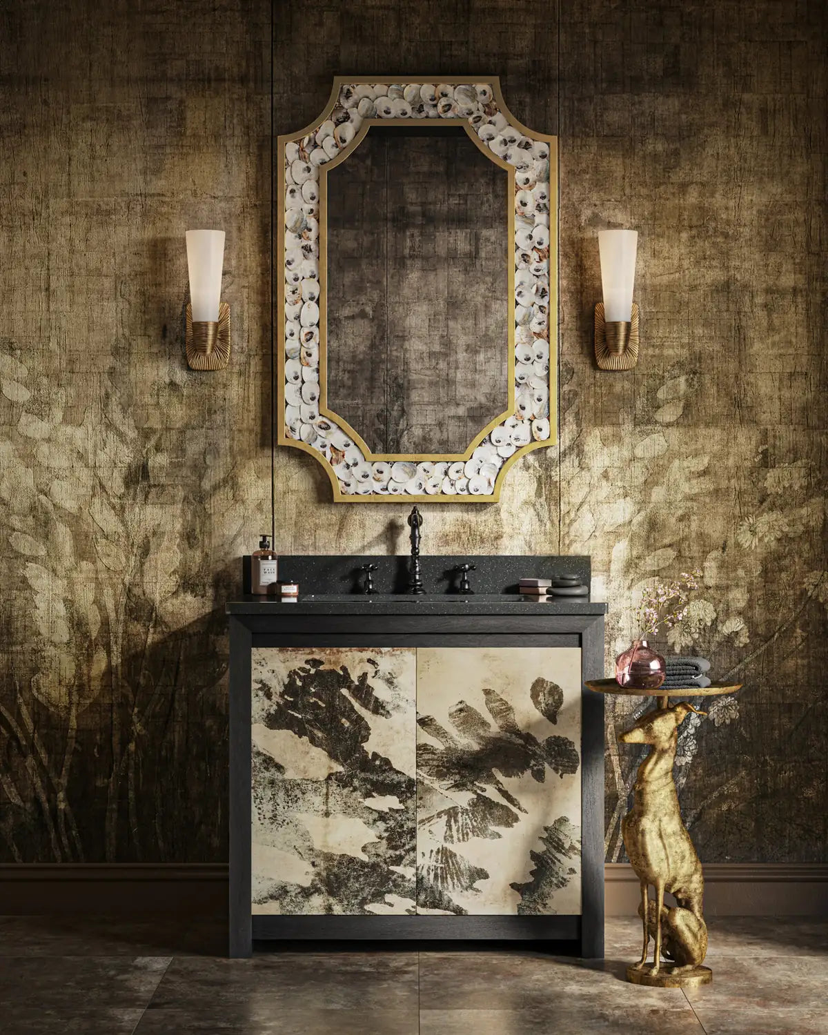 CURREY & COMPANY, BONAZ BATH WALL SCONCE, WALL SCONCES